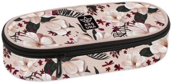 Penar școlar oval Ars Una Flowery Pink