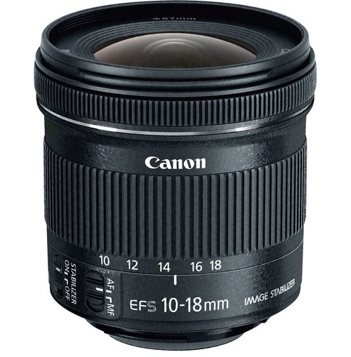 Obiectiv foto Canon - EF-S, 10-18mm, f/4.5-5.6 IS STM