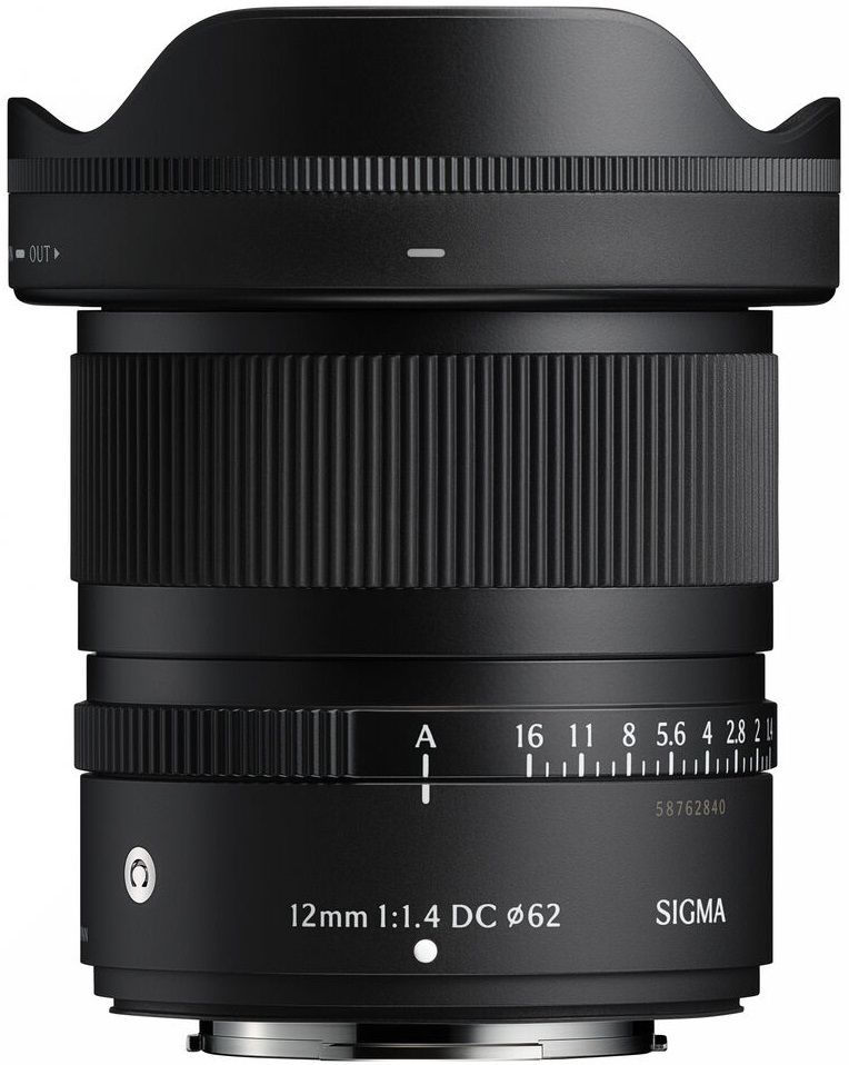 Obiectiv Sigma - 12 mm, f/1.4 DC Contemporary, Fujifilm X mount