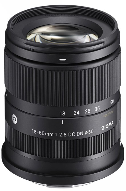 Obiectiv foto Sigma - 18-50mm, f/2.8 DC DN, pentru Fuji