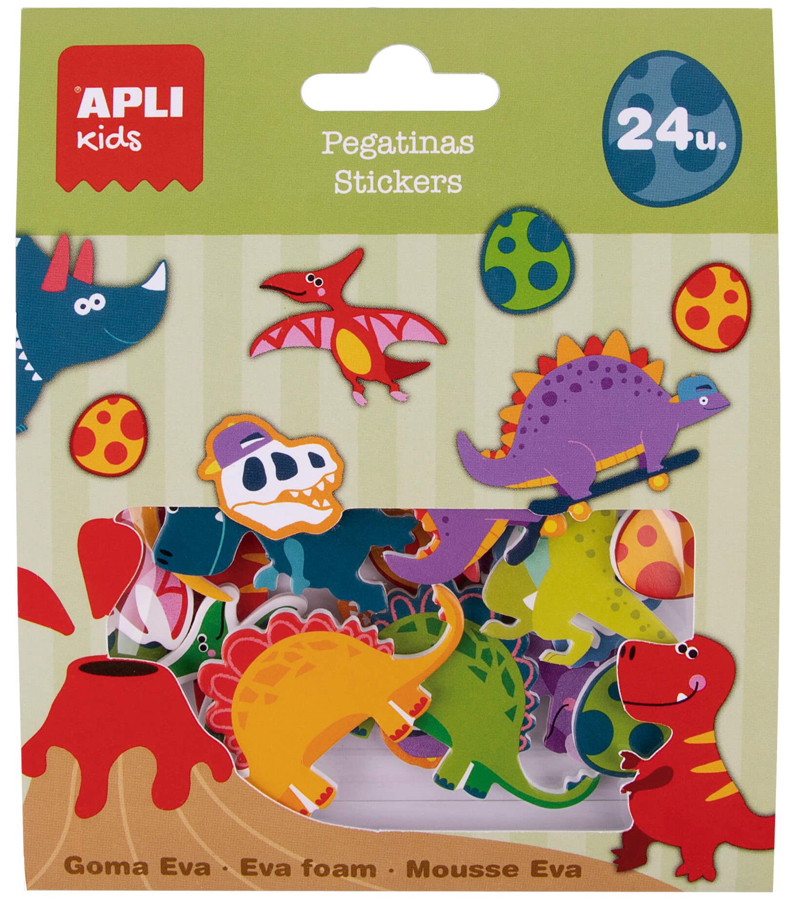 Apli Stickere volumetrice Dinozauri 24 buc.