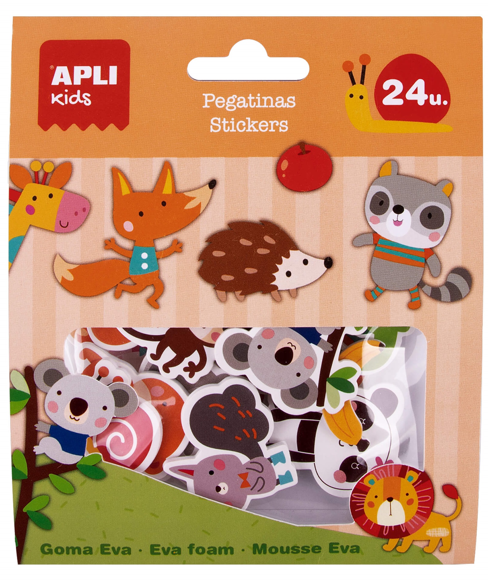 Apli Stickere volumetrice Animale 24 buc.