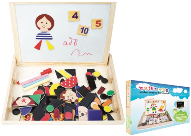 Set educativ B-Max - Scriu si numar, cu forme