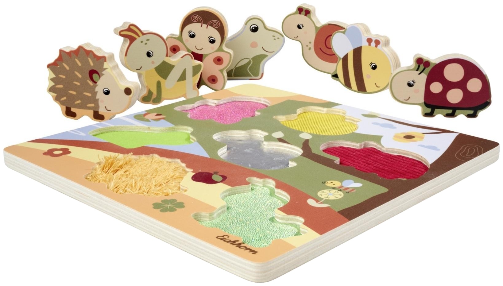 Set educațional Eichhorn - Puzzle cu animale, 8 piese