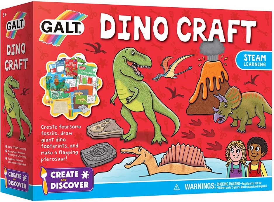 Trusa educațională  Galt - Creați și învățați în lumea dinozaurilor