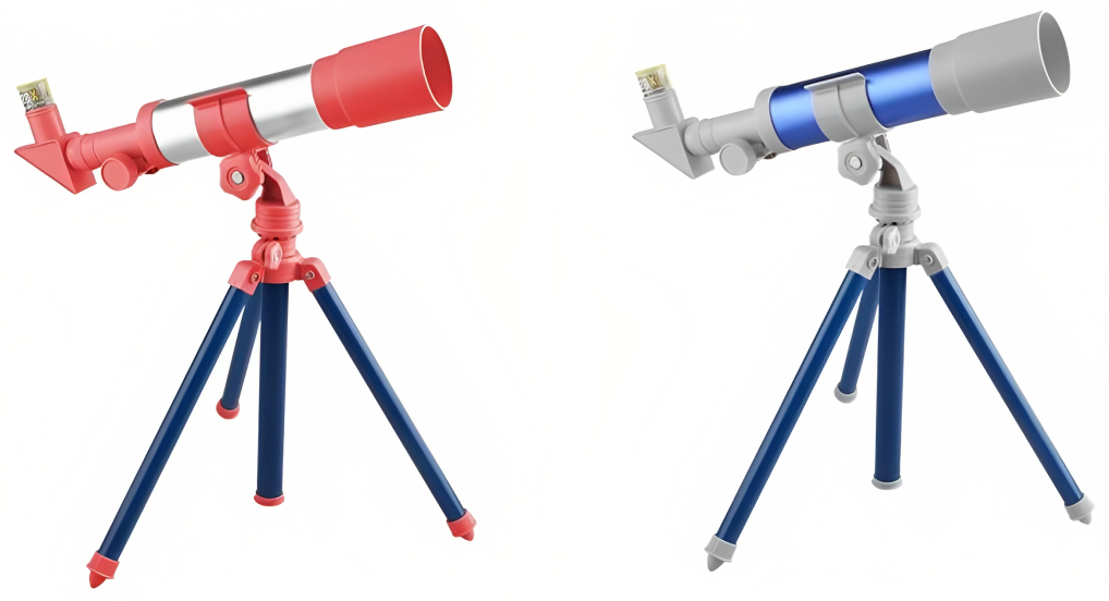 Set educațional Guga STEAM - Telescop pentru copii cu diferite măririi, sortiment