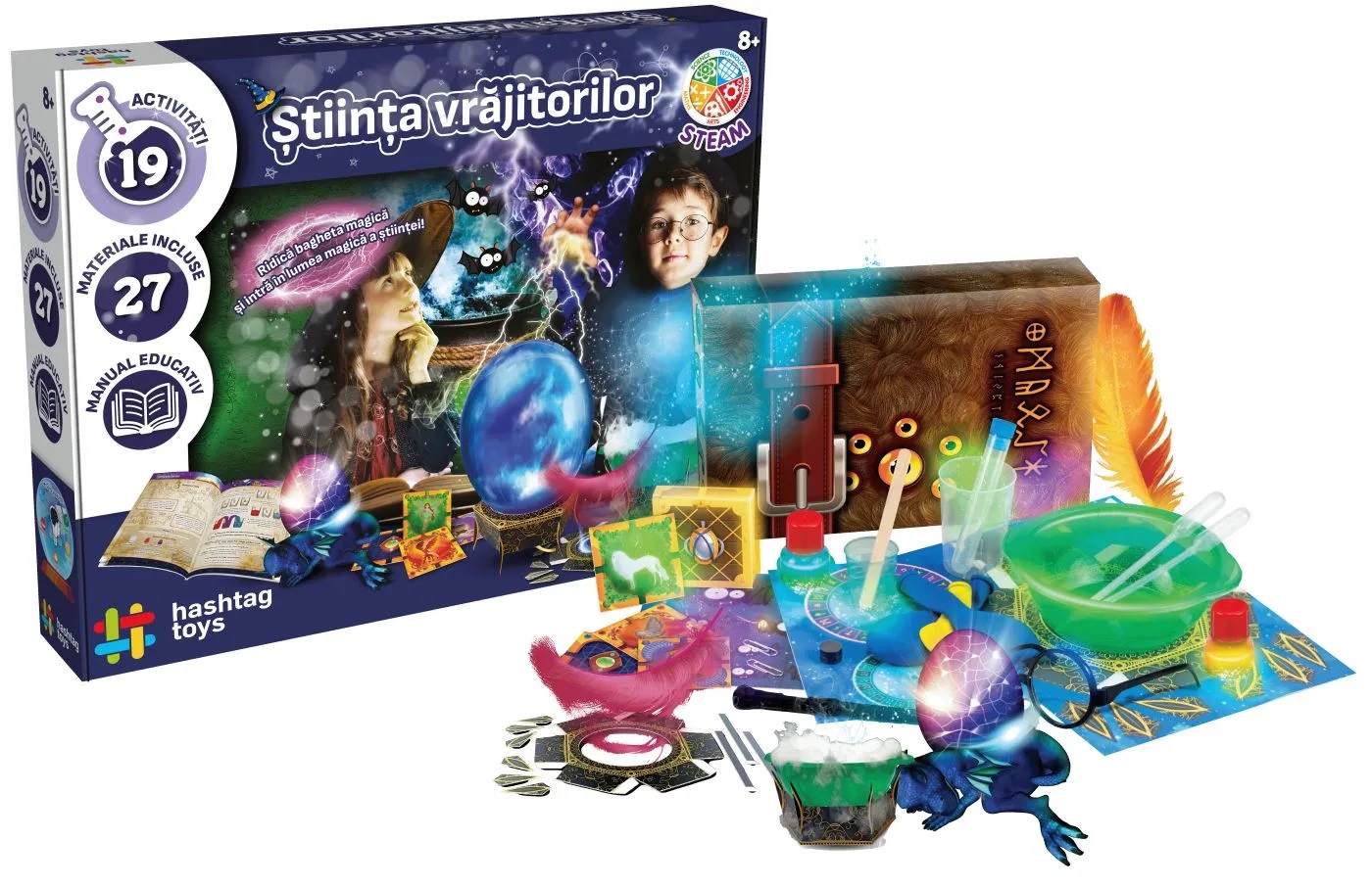 Kit educațional  Hashtag Toys - Știință pentru magicieni