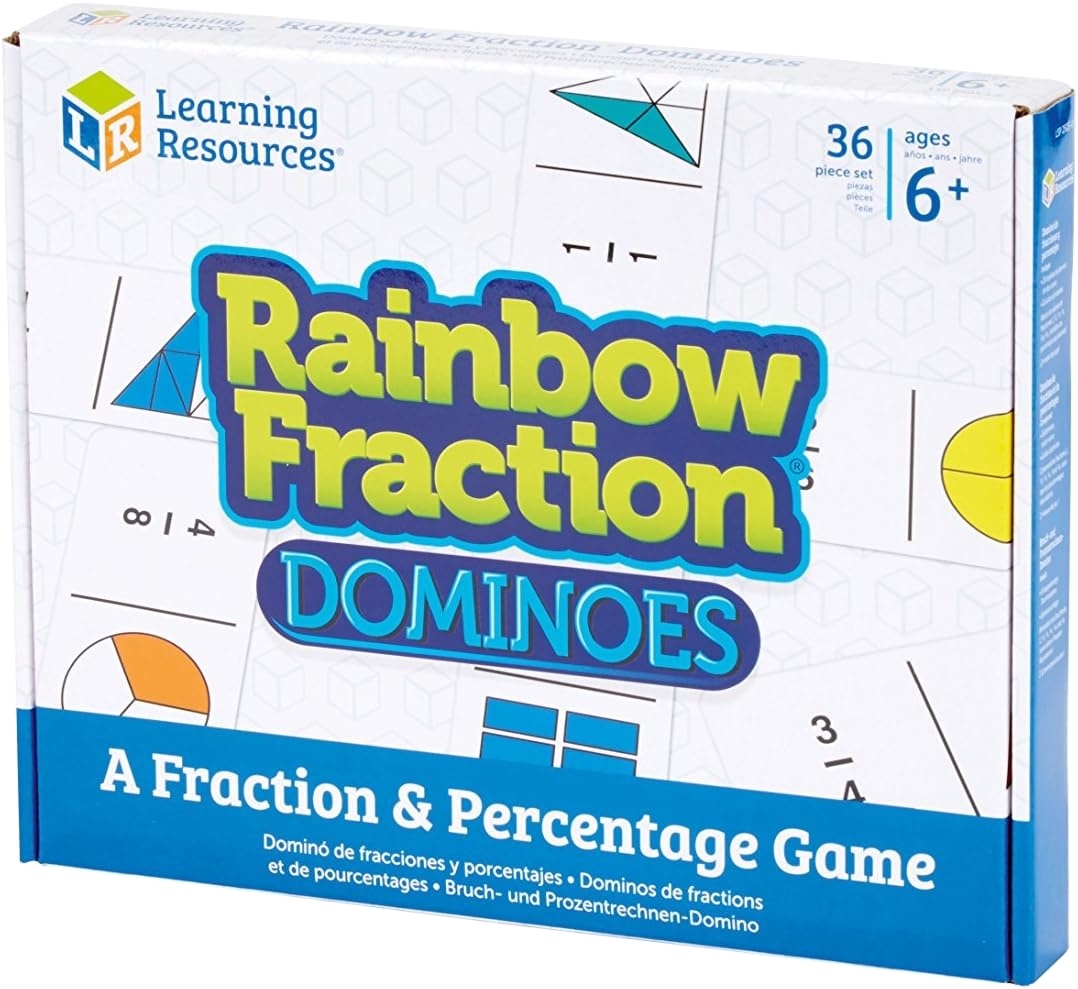 Kit educațional  Learning Resources - Domino Rainbow