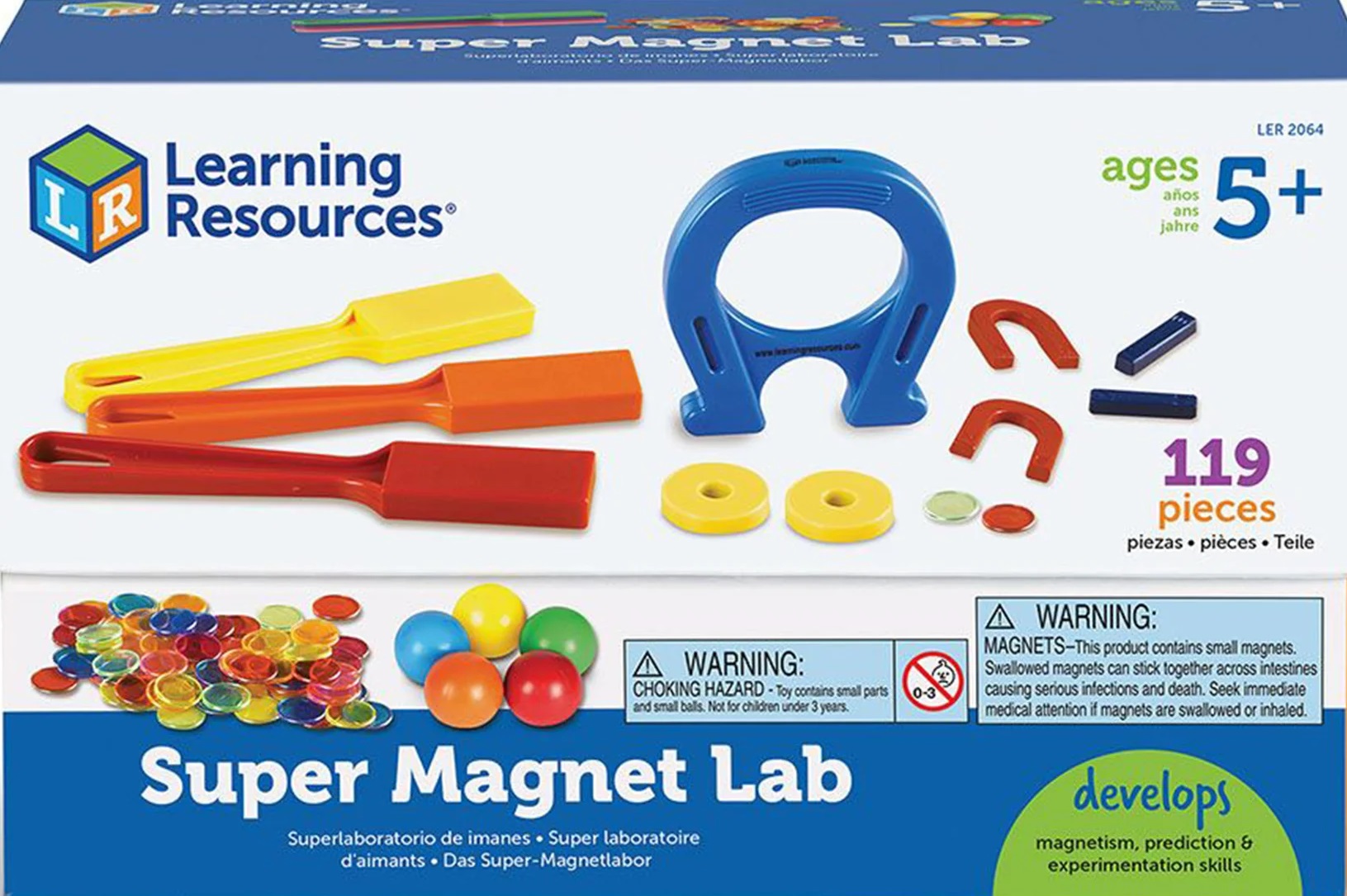 Trusă educațională  Learning Resources - Magnetism pentru începători