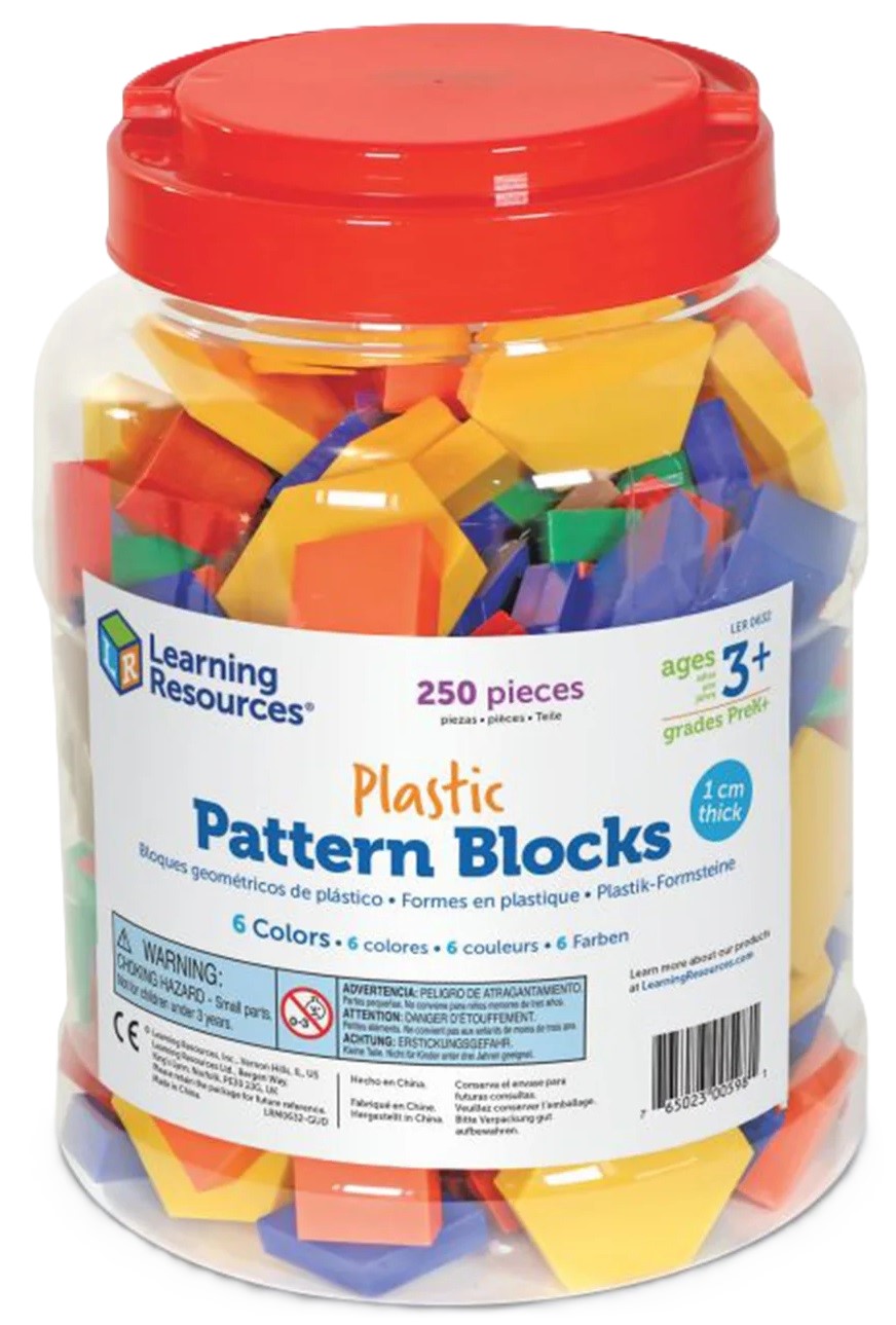 Trusă educațională  Learning Resources -Tangram, 250 piese