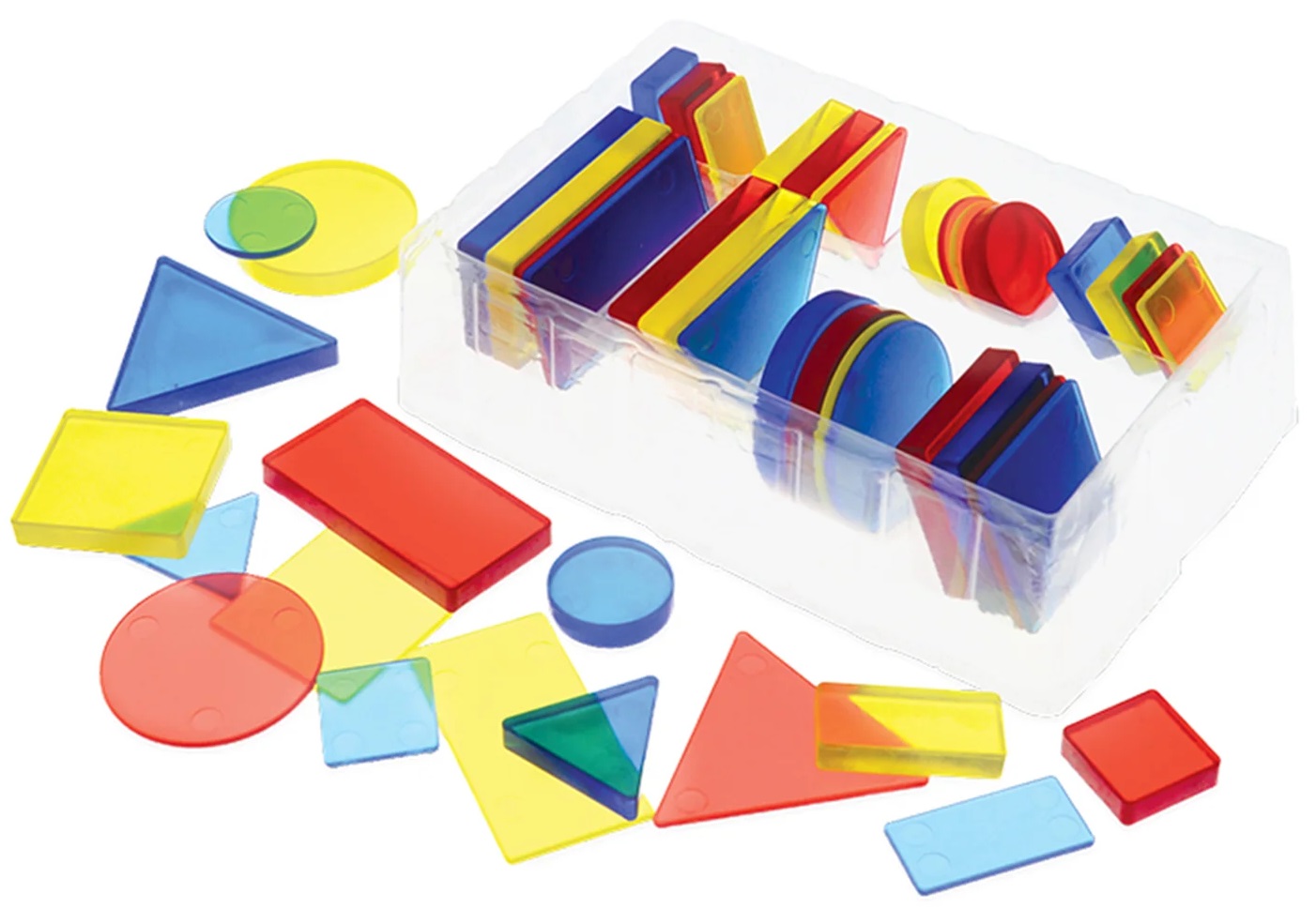 Trusă educațională  Nowa Szkola - Forme geometrice, transparente