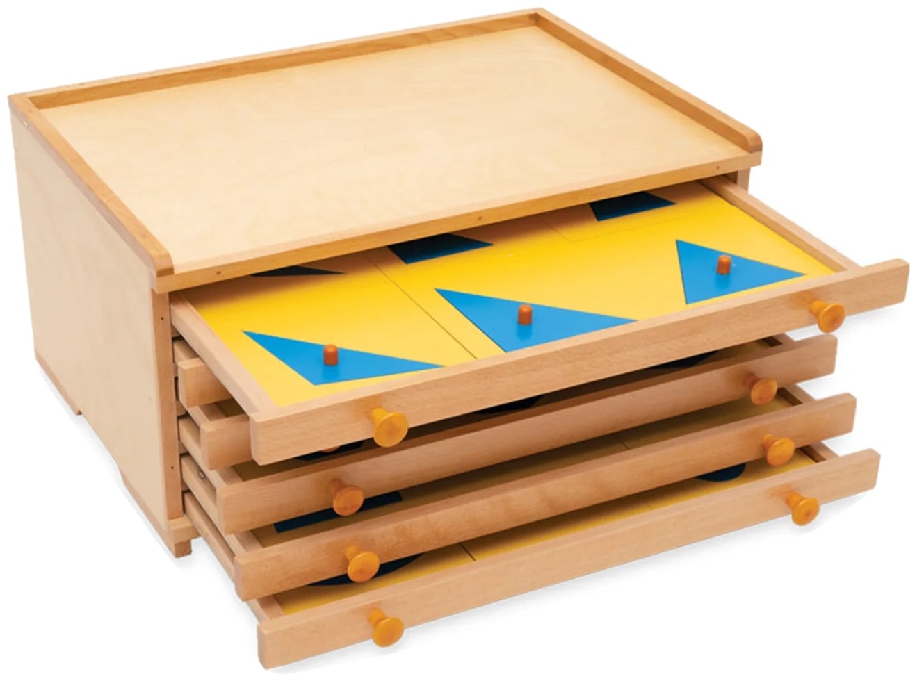 Kit educațional  Nowa Szkola Montessori - Dulap geometric