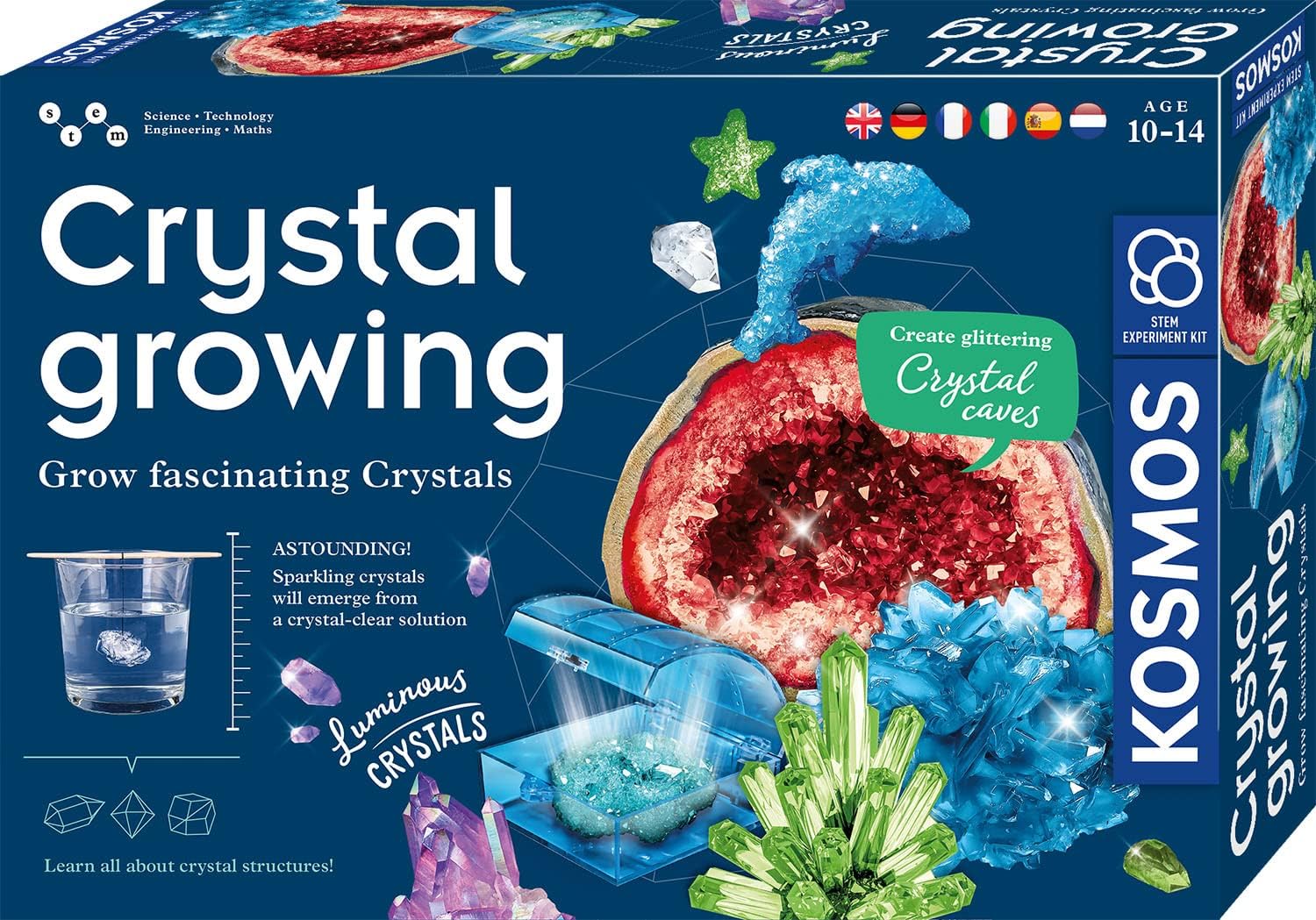 Kit educațional Thames & Kosmos - Cultivarea cristalelor colorate