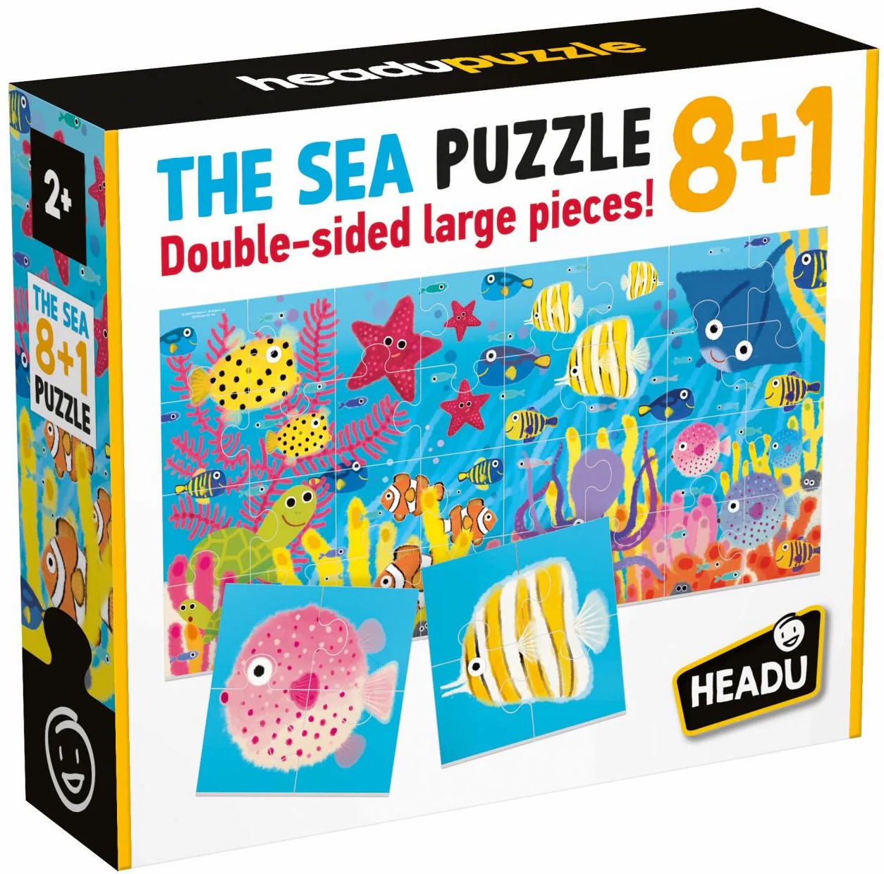 Puzzle educațional  8+1 Headu - The Sea, 32 piese