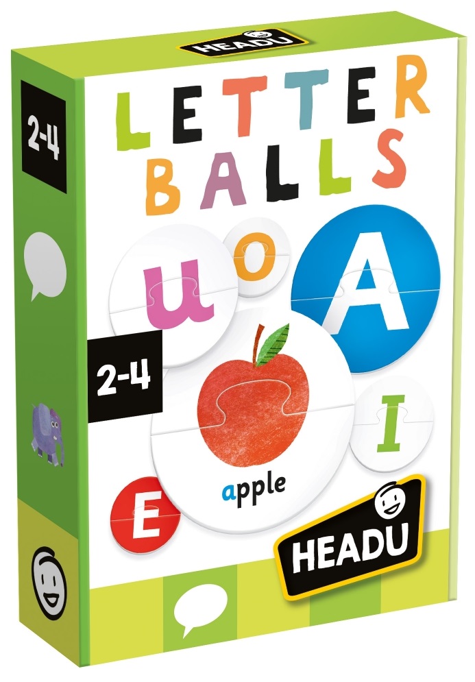 Puzzle educațional Headu - cercurile alfabetului