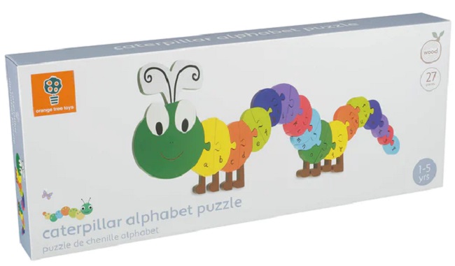 Puzzle educativ Orange Tree Toys - Rățușcă, alfabetul englezesc