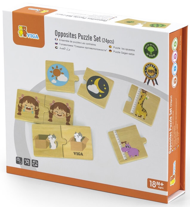 Puzzle educațional Viga - Jocul opusurilor