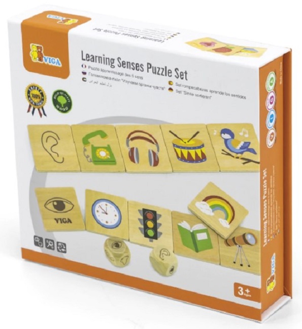Puzzle educațional Viga - Un joc cu simțuri