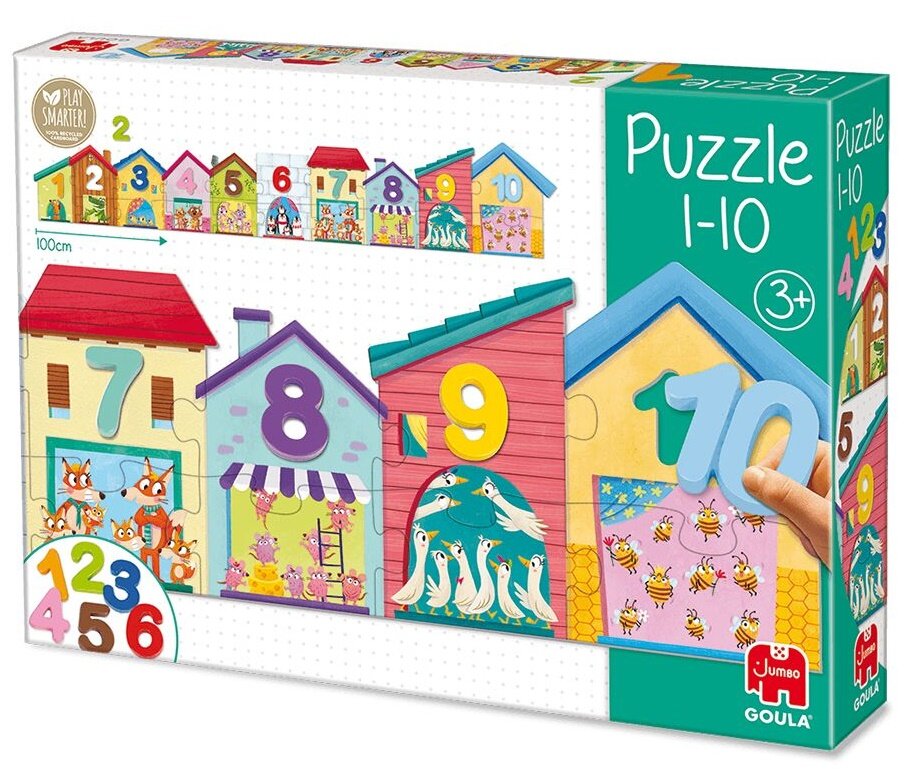 Goula Puzzle de numărat, 30 de piese