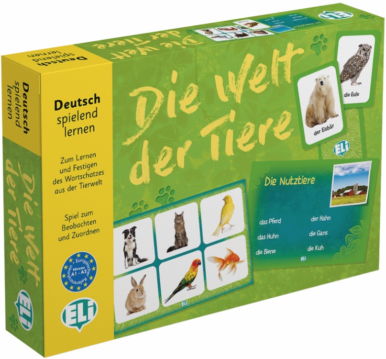 Joc educativ Eli Die Welt der Tiere (Limba germană)
