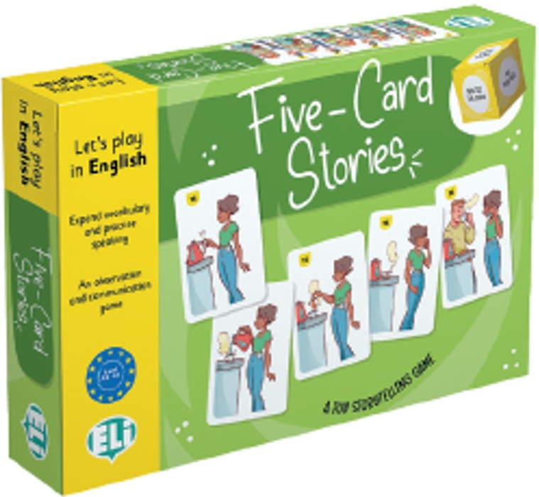 Joc educativ Eli Five-card Stories (Limba engleză)