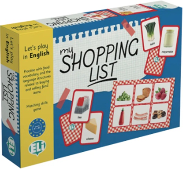 Joc educativ Eli My shopping list (Limba engleză)