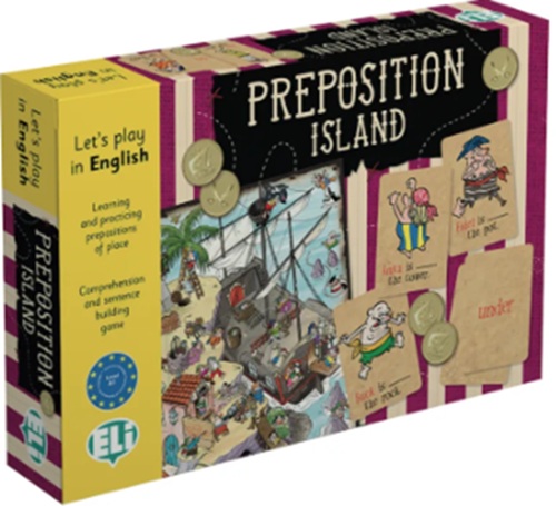 Joc educativ Eli Preposition island (Limba engleză)