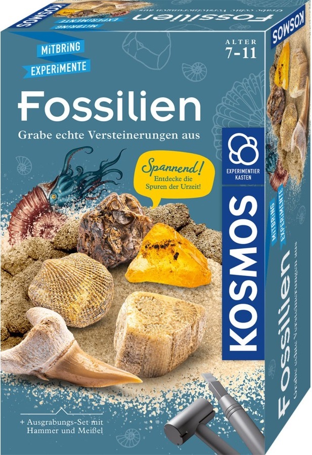 Set de știință Thames & Kosmos - Fosile de dezgropat, engleza