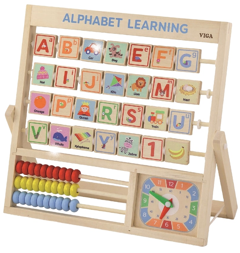 Joc educativ  Viga Toys - Scrisori și abac