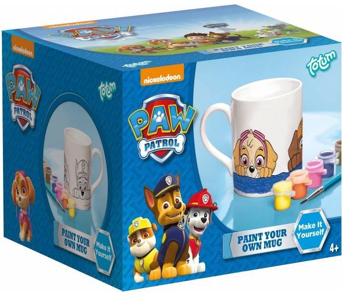 Set de creatie  Totum Paw Patrol - Coloreaza singur, casa stilata