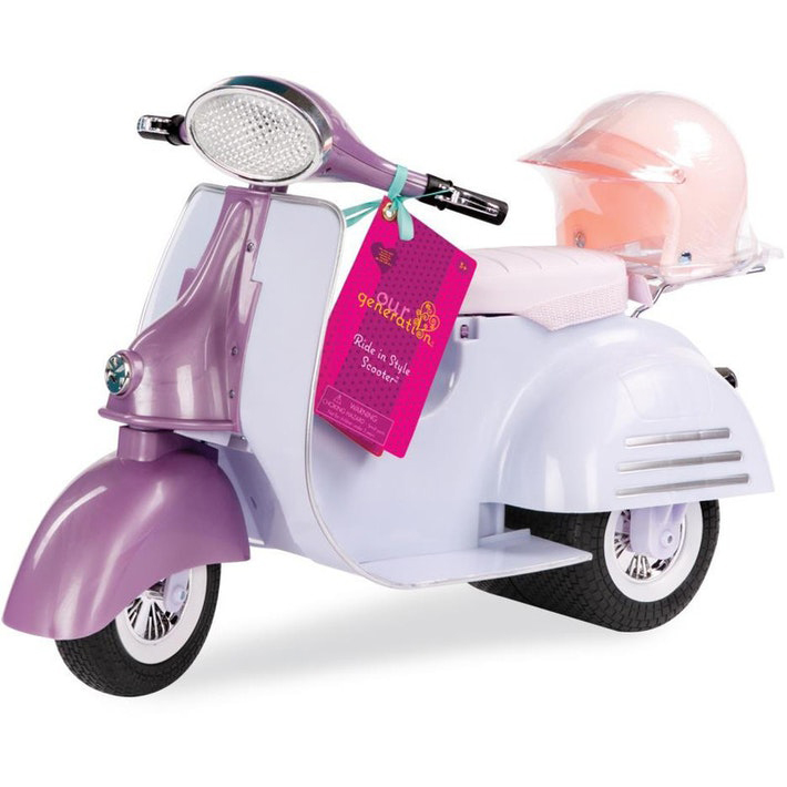 Set de joaca pentru papusi Our Generation - Scooter, violet