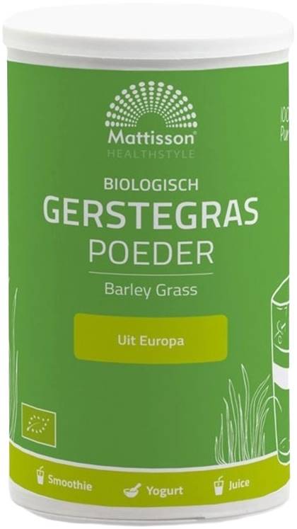 Mattisson Healthstyle Pudră din iarba de orz organică, 125 g