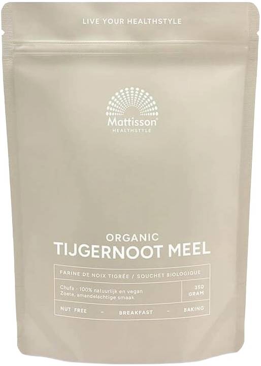 Ogranic Tijgernoot Meel, 350 g, Mattisson Healthstyle