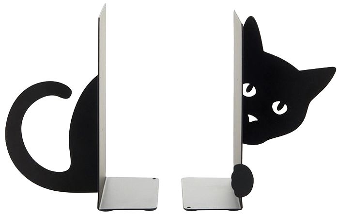 Opritoare pentru cărți Balvi - Black Cat, 2 buc, negre