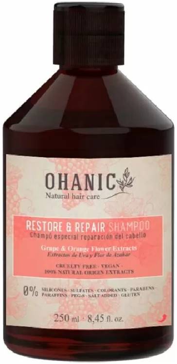 Ohanic Restore & Repair Șampon reparator pentru întărire și revigorare, 250 ml