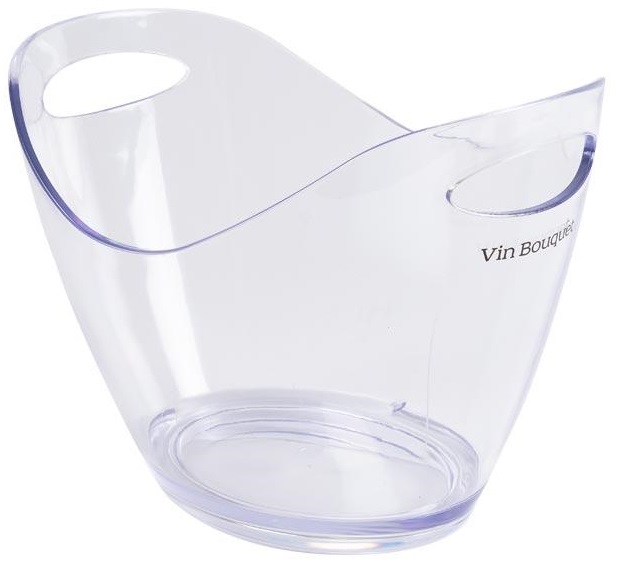 Răcitor de sticle Vin Bouquet - Ice Bucket 2, transparent