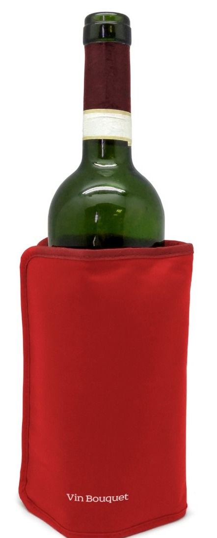 Răcitor de sticle cu gel Vin Bouquet - Roșu