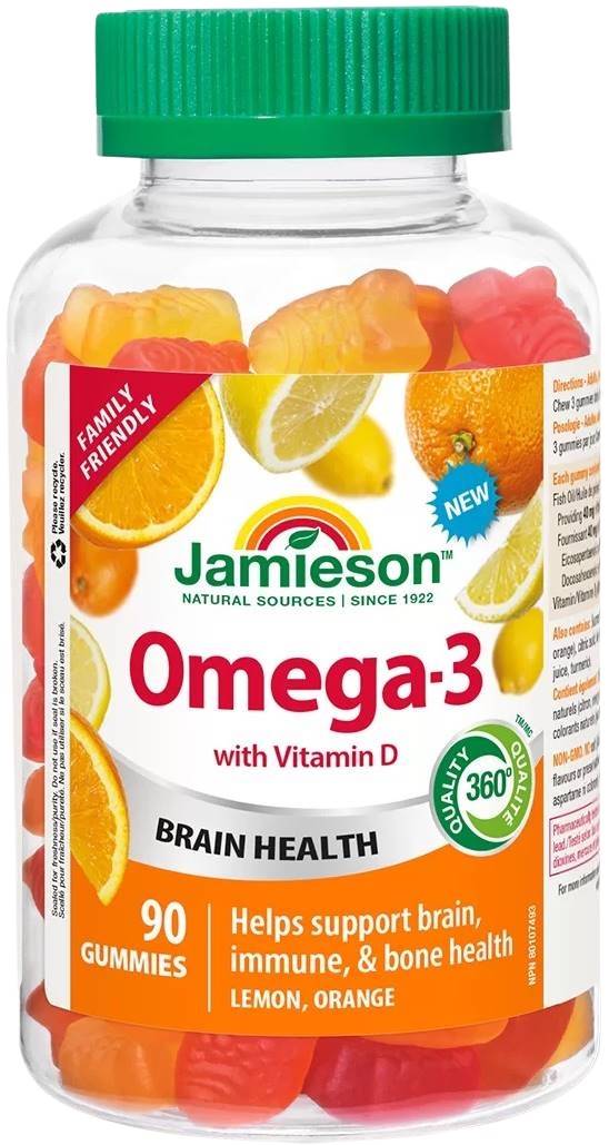Omega-3, 90 drageuri cu jeleu, Jamieson