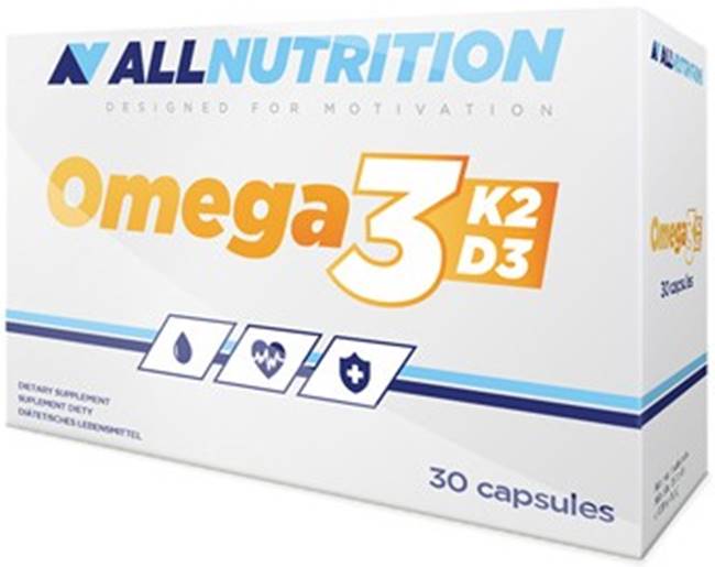 Omega 3 K2 D3, 30 capsule, AllNutrition