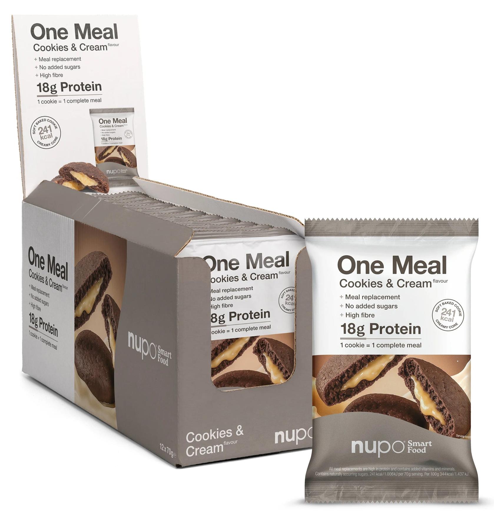 One Meal +Prime Fursec, fursecuri și cremă, 12 х 70 g, Nupo