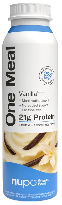 One Meal +Prime Shake proteic, vanilie, 330 ml, Nupo