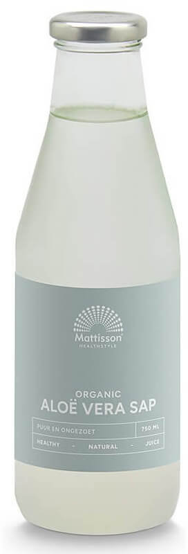 Organic Aloe Vera Juice, 750 ml, Mattisson Healthstyle