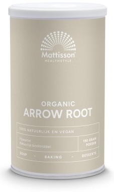 Organic Arrow Root, 190 g, Mattisson Healthstyle