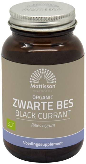 Organic Black Currant, 120 capsule, Mattisson Healthstyle