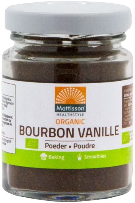 Pudră de vanilie Bourbon, 30 g, Mattisson Healthstyle