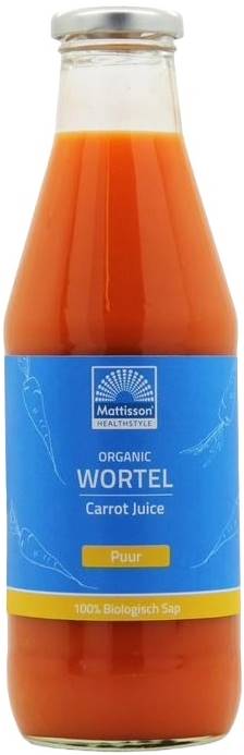 Organic Carrot Juice, 750 ml, Mattisson Healthstyle