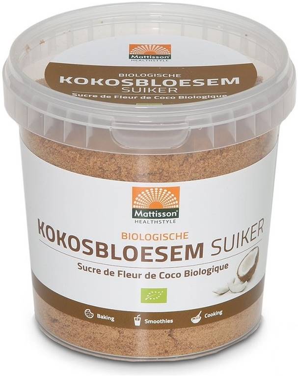Organic Coconut Blossom Sugar, 450 g, Mattisson Healthstyle