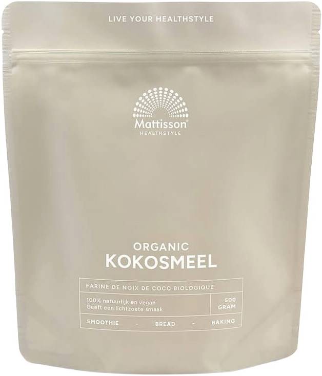 Organic Coconut Flour, 500 g, Mattisson Healthstyle