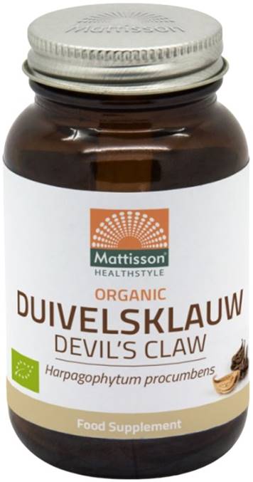 Organic Devil's Claw, 120 capsule, Mattisson Healthstyle
