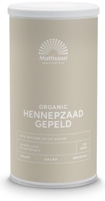 Organic Hemp Seeds Peeled, 250 g, Mattisson Healthstyle